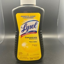 Lysol Concentrate Disinfectant Original Scent 12 fl oz Makes 9 Gallons Cleaner
