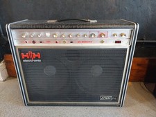 Vintage HH VS Musician Reverb 2x12 Combo Amplifier 1970s Guitar Amp Amplifier