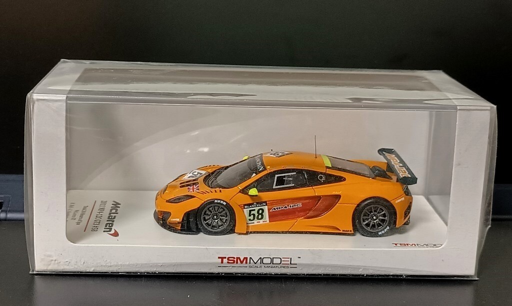 大学 割引 24hr #58 GT3 MP4-12C McLaren BMW 1/43 of 2011 GT McLaren Spa 乗用車