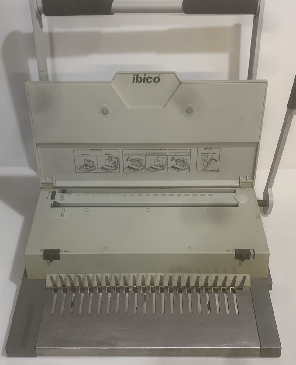 Ibico ibiMaster 300 Metal Binding Machine System with 3 Ibico ibiMaster 300 Metal Binding Machine System with 3