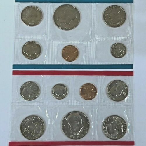E1 1980 P D US Mint Set 13 coins PHILADELPHIA DENVER Uncirculated - Picture 2 of 3