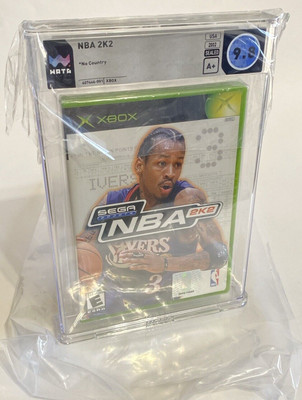 9.8 A+ SEALED NBA 2K2 Allen Iverson XBOX ROOKIE WATA TOP of POP 2001