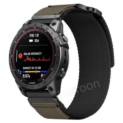 Quick Fit Nylon Watch Band Strap For Garmin Tactix Fenix 7 7X 6 6X 5 5X Epix Pro - Picture 9 of 30