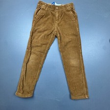 Old Navy Corduroy Pants Boys Small 6-7 Brown Tapered 100 Cotton