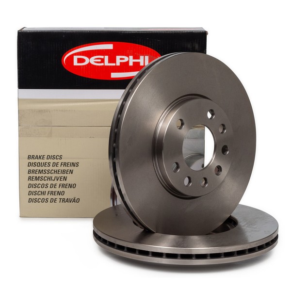 Delphi Bremsscheiben Satz Ø 288Mm FüR Opel Calibra A Speedster Vectra B Vorne-image