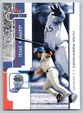2001 Fleer Game Time #57 Ivan Rodriguez Texas Rangers