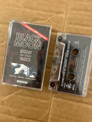 UNTESTED Black Moon Diggin' In Dah Vaults Cassette Tape Rap