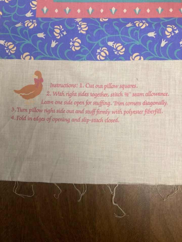 Quilting Sewing Cotton Panel Sheep Pillow Squares - Image 3 of 4