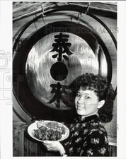 1987 Press Photo Lee Soong, owner of Uncle Yang's Restaurant - lrs26444