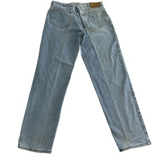 Vintage Calvin Klein Jeans Mens 36 Blue Denim Straight Leg Pants USA Made 90s