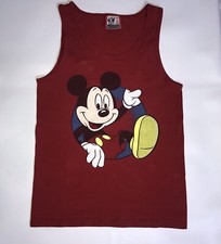 Disney Designs VTG Mickey Mouse Kids Tank Top Size L 14-16 
