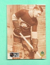 (1) GEORGES VEZINA  1991-92 PRO SET # 333 CANADIENS GOALIE  NM+ (I7499)