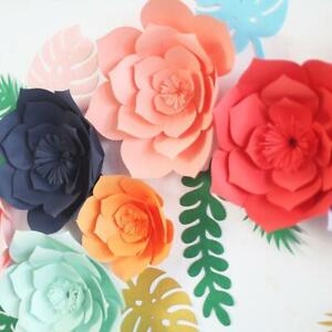 30cm Buttenpapier Blumen Papier Rosen Diy Wanddeko Hintergrund Hochzeit Partydek Ebay