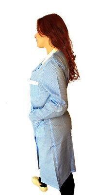 Camice Da Lavoro Donna Per Pulizie E Settore Alimentare - In Polycotton Traspirante - Con Tasche E Bottoni - Comodo E Professionale