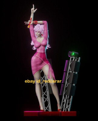 Rock Singer Jem 1/8 1/6  3D Print Figure Model Kit Unpained Unassembled GK