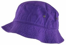 Newhattan Cotton Bucket Hat Purple