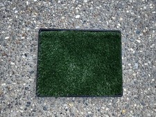 + Haustier Indoor Töpfchen Kunstgras Matte Tablett Welpe Hund Pipi Toilette Training Pad 16X20 +