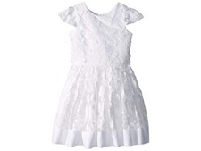 fiveloaves twofish L80603 Girls White Grace Lace Dress Size 8
