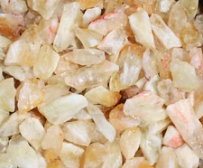 Citrine - Rough Rocks for Tumbling - Bulk Wholesale 1LB options