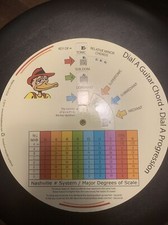  DIAL A GUITAR CHORD   DIAL A PROGRESSION   FREE SHIPPING LB 12