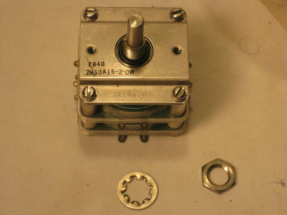 CUTLER HAMMER Interruptor de control Shallcross giratorio? 7940 2N50A16-2-DW Foto 2 de 4