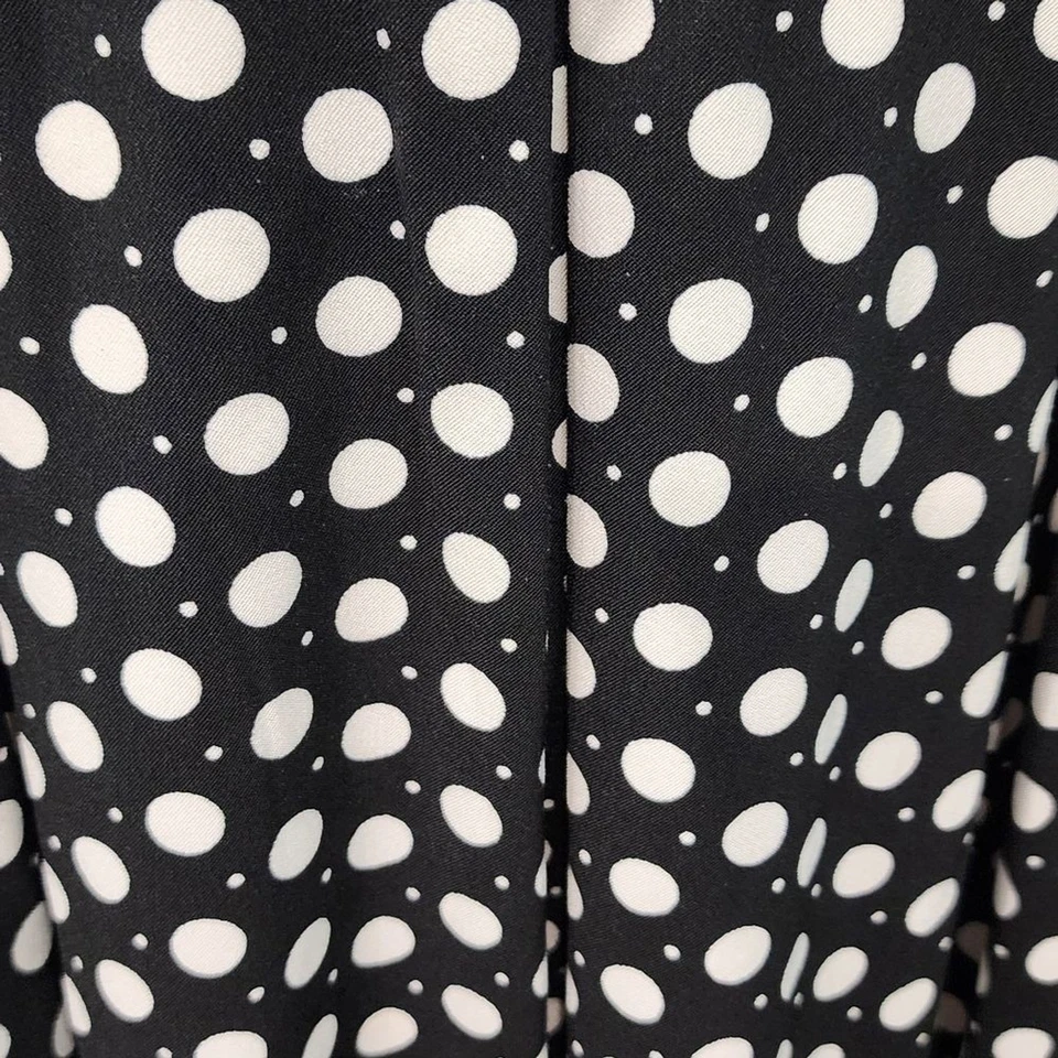 Vestido Fashion Bug Lunares Blanco y Negro Talla 12 Foto 3 de 4