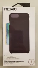 NEW Incipio Wallet Folio Credit Card Case w/Rigid Cover for iPhone 7+ / 8+ Plus