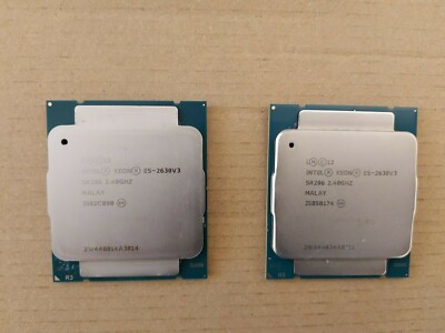 Passendes Paar Intel Xeon E5-2630v3 8-Core 3,2GHz FCLGA2011-3 CPU Prozessor SR206