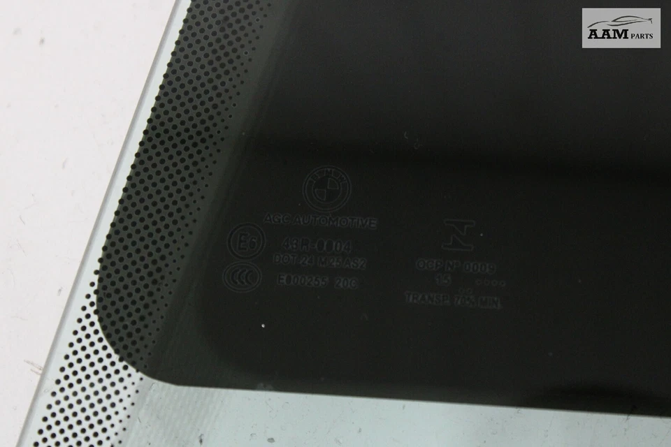 BMW 428i F36 Gran Coupé 2015-16 puerta trasera izquierda ventana cristal tinte negro OEM Foto 3 de 4