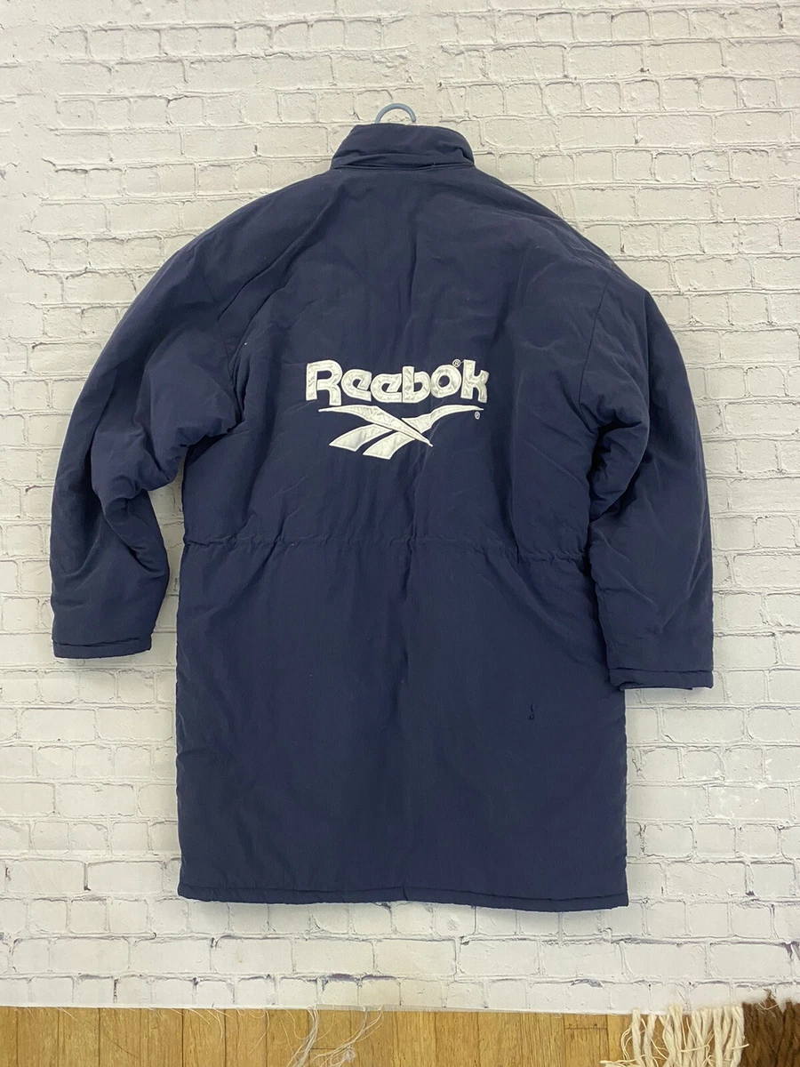 Vintage reebok puffer jacket cheap