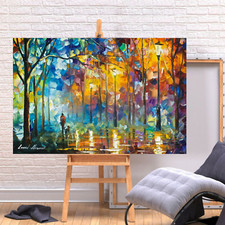 Leonid Afremov FRIENDS FOREVER 30"x24" LIMITED EDITION GICLEE ORIGINAL