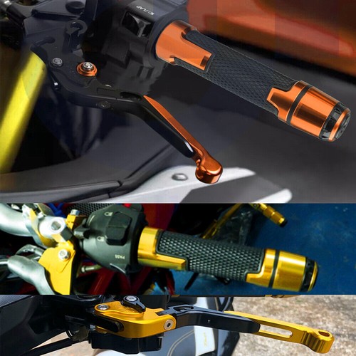 CNC Brake Clutch Levers Handle Grips Cap for KAWASAKI NINJA 250R 300R 650R ZX 6R - Imagen 8 de 8