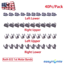 40pc Dental Orthodontic Buccal Tubes Bondable 1st Molar Tube Mesh Base Roth MBT 