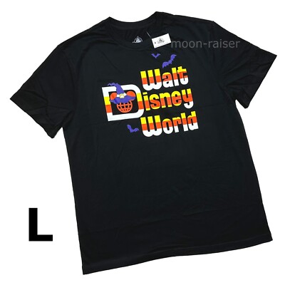 Disney Parks Walt Disney World Halloween Candy Corn Black T-Shirt Adult Large