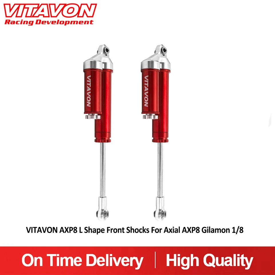 Vitavon AXP8 L Shape Front Shocks 135mm For Axial AXP8 Gilamon 1/8 - Image 2 of 4