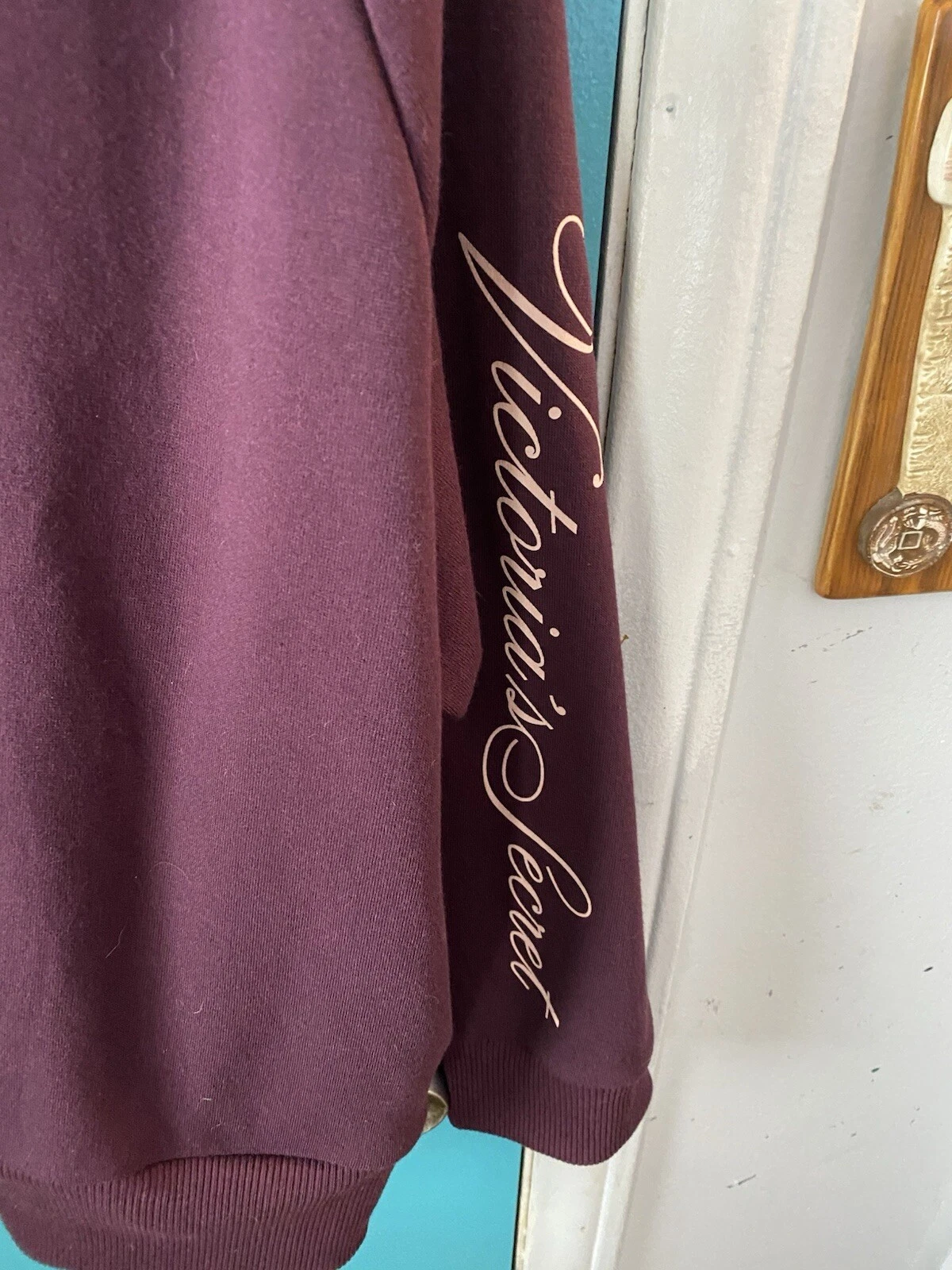 UNDERCOVER Giacca felpa donna Victoria's Secret prugna taglia 2XL nuova