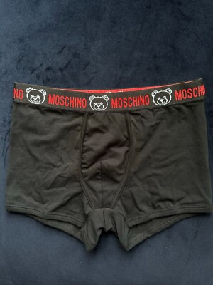 Moschino Boxer Trunks Black Teddy Logo Size XL Men's Luxury