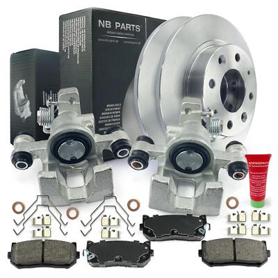 Bremssättel Bremsbeläge Bremsscheiben Satz 261mm hinten für KIA Carens II FJ III
