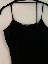 Everlane Women's Black Tank Dress Side Zip Size 12