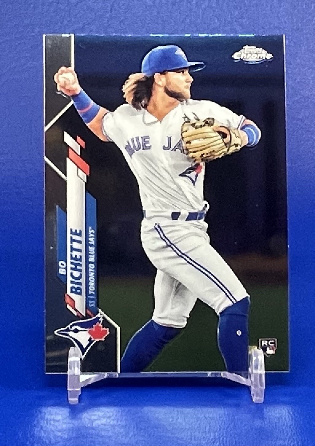 Bo Bichette 2020 Topps Chrome RC rookie card (C) Jays #150