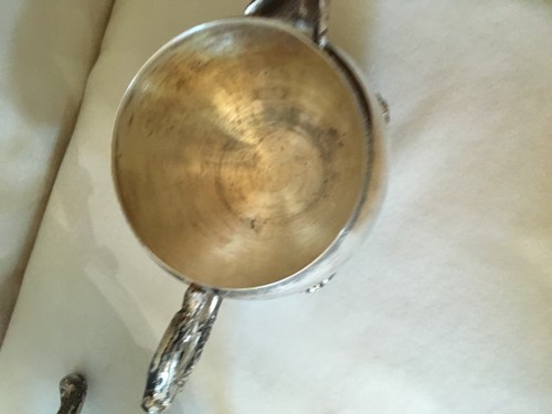 sheridan silver eps tea set coffee set, 3 pc silverplate sugar, creamer, and - Picture 6 of 8