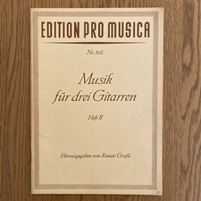 Music for Three Guitars, book 2 sheet music by Edition Pro Musica no. 102
