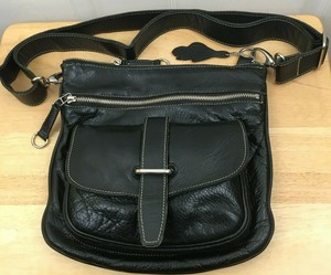 roots crossbody leather bag