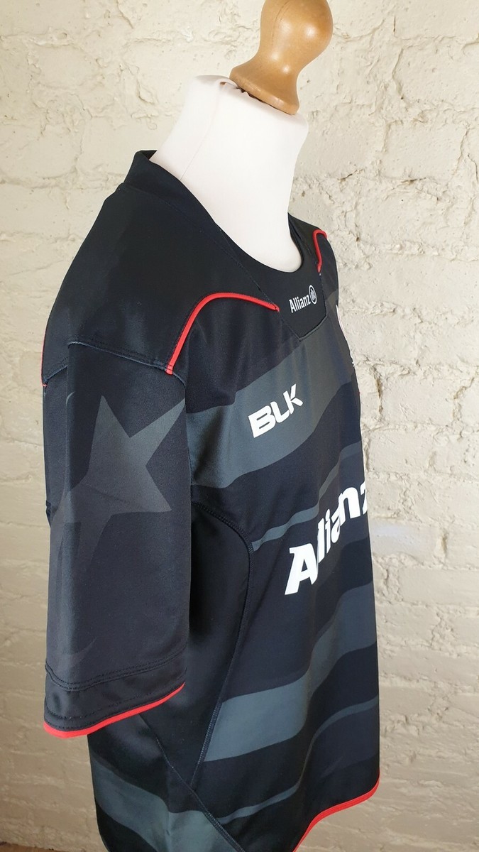 Maillot D'entraînement Saracens 2018 - Taille L, Marque BLK, Occasion Très Bon état