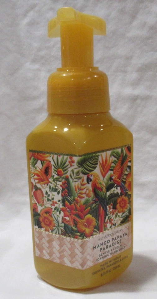 Bath & Body Works Gentle & Clean Foaming Hand Soap Lot 2 MANGO PAPAYA PARADISE - Image 3 of 4