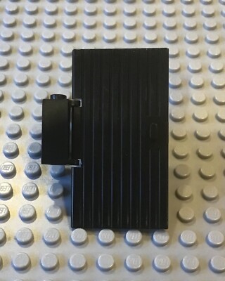 LEGO Black Door 1x4x6 with Hinge, Part 3644, Sets 6080 6762 6769