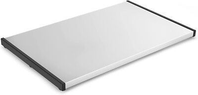 Quick Food Defrosting Tray and Rapid Thawing Plate, Silver