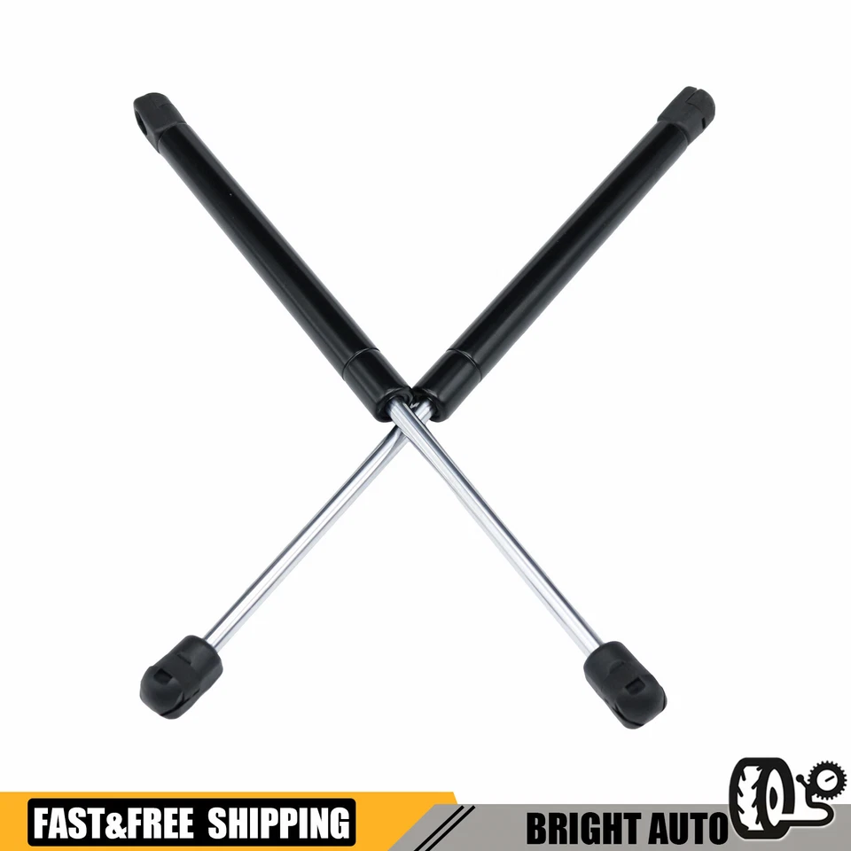 Par de brazos de soporte de puntal amortiguador elevador capó izquierdo y derecho Nissan Titan 2016-2021 Foto 2 de 4