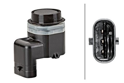 HELLA PDC Parking Sensor Black For FORD Fiesta VI Galaxy Kuga I 06-15 1513728