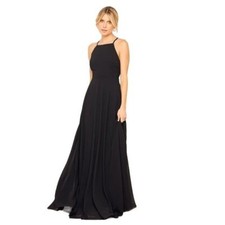 Lulus Maxi Dress S Mythical Kind of Love Black Prom Bridesmaid Formal Evening